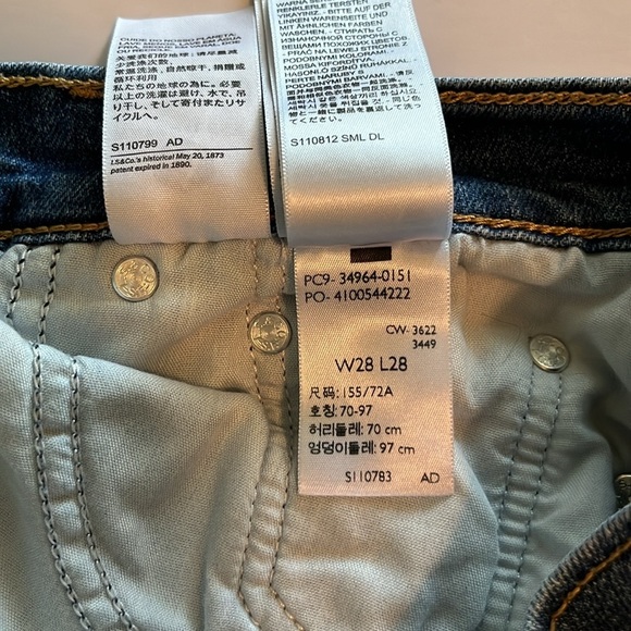 Levi’s Wedgie Straight High Rise Size 28 - Picture 13 of 16